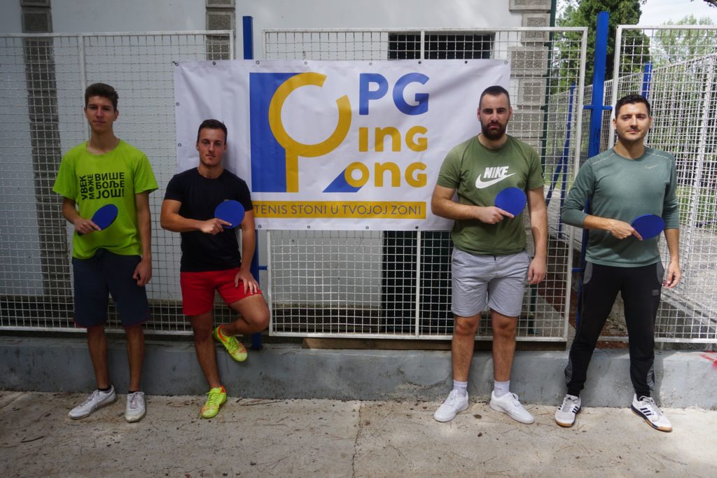 Poznati prvi finalisti manifestacije PG ping pong – tenis stoni u tvojoj zoni!